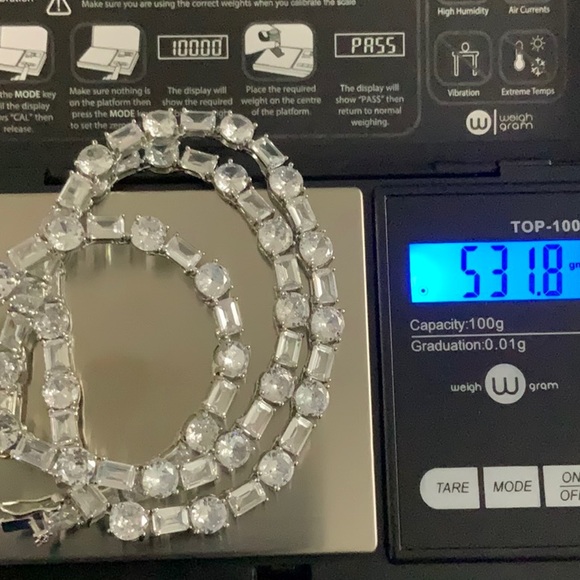 63ct Multi-Stone Tennis Necklace - Picture 14 of 14